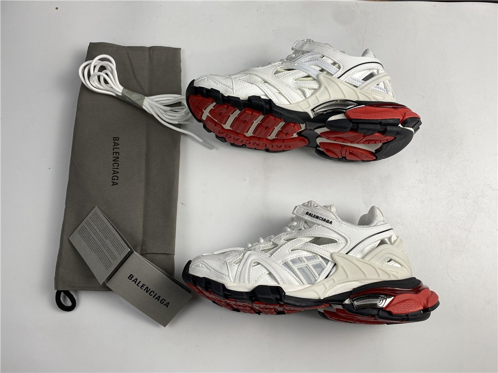 BLG TRACK SNEAKER WHITE/RED/BLACK
